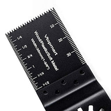 Load image into Gallery viewer, Vtopmart 50 Wood Oscillating Multitool Quick Release Saw Blades Compatible with Fein Multimaster Porter Cable Black & Decker Bosch Craftsman Ridgid Ryobi Makita Milwaukee Rockwell