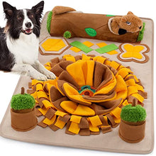 Load image into Gallery viewer, Meilzer Snuffle Mat for Dogs Sniff Mat for Dogs Puzzle Toys Squirrel Squeaky Tough Durable Teething Interactive Games