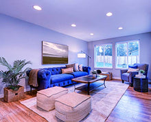 Load image into Gallery viewer, Bazz SLDSK6RGBTNWWF Slim Disk Smart Home Wi-Fi RGB LED Recessed Fixture Kit, Tunable, Dimmable, Alexa and Google Assistant Compatible, Damp Location, Energy Star, 6-in, White