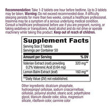 Load image into Gallery viewer, Nature’s Way Valerian Nighttime, Herbal Sleep Aid, 320 mg per Serving, Gluten-Free, 100 Tablets