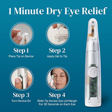 Load image into Gallery viewer, NuLids Dry Eye Relief Therapy Handheld Device, Long Lasting Alternative to Eye Drops & OTC Treatments, For Irritated, Burning Eyes, Includes Eyelid Gel, Disposable Single-Use Soft Tips, 30 Starter Kit