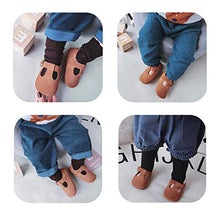 Load image into Gallery viewer, THEE BRON Infant Toddler Baby Soft Sole Leather Shoes for Girls Boys Walking Sneakers (9-12 Months-12.5cm, Brown)