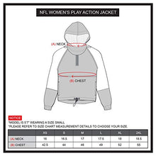 Load image into Gallery viewer, Ultra Game NFL Pittsburgh Steelers Womens Quarter Zip Hoodie Windbreaker Play Action Jacket, Team Color, X-Large