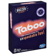 Load image into Gallery viewer, Hasbro Gaming Taboo Party Board Game With Buzzer for Kids Ages 13 and Up (Amazon Exclusive)