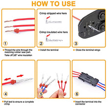 Load image into Gallery viewer, 301Pcs 20 Kits Waterproof Car Electrical Wire Connector Terminals Plug Kit 1/2/3/4/6/Male&Female Pin Small Plug 18-14AWG Water Resistend Truck Harness Plug Car Spark Plug Connector