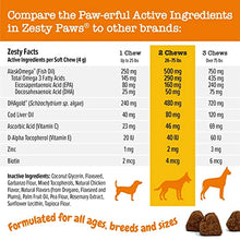 Load image into Gallery viewer, Zesty Paws Omega 3 Alaskan Fish Oil Bites for Dogs - with AlaskOmega for EPA & DHA Fatty Acids - Itch Free Skin - Hip & Joint Support + Heart & Brain Health - Bacon Flavor