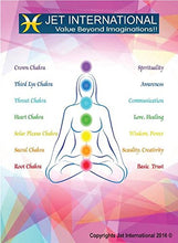Load image into Gallery viewer, Jet Blue Kyanite Orgone Tower Buster Orgonite Piezo Electric EMF Protection Generator Frequency Ions Tested Cloud Chem Buster 40 Page Jet International Crystal Therapy Booklet