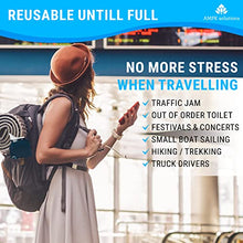 Load image into Gallery viewer, Dpee Bag 900 ML Disposable Urinal Bags Travel Pee Bag 8 Pack, Camping Pee Bag, Traffic Jam Emergency Urine Bag, Portable Pee Bags for Men, Women, Children, Patients, Pregnant, Motion Sickness Bag