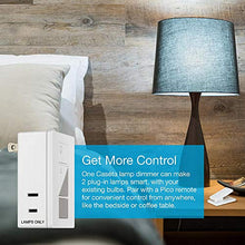 Load image into Gallery viewer, Lutron Caseta Wireless Single-Pole/3-Way Smart Lighting Lamp Dimmer and Remote Kit | P-PKG1P-WH-R | White