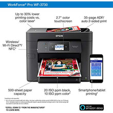 Load image into Gallery viewer, Epson WorkForce Pro WF-3730 All-in-One Wireless Color Printer with Copier, Scanner, Fax and Wi-Fi Direct,Black,10-1/2 x 7-1/2 x 6-1/2 in