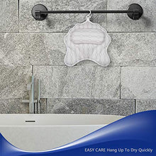 Load image into Gallery viewer, Luxury Bath Pillow Bathtub Pillow - Bath Tub Cushion for Head, Neck, Shoulder and Back Support, Hot Tub Head Rest Bath Accessories for Women & Men, Relaxation Spa Gifts Home and Travel