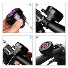 Load image into Gallery viewer, ZYCCW Customized Design Bike Bicycle Bell, Loud Long Crisp Clear Sound for Adults Kids Mountain Road Bike BMX Electric Bike (Evil Eye Flower)
