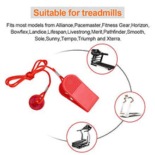 Load image into Gallery viewer, Treadmill Universal Magnet Safety Key for All NordicTrack, Proform, Image, Weslo, Reebok, Epic, Golds Gym, Freemotion, and Healthrider Treadmills (Red)