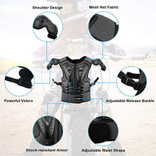 Load image into Gallery viewer, Kids Motorcycle Armor Suit Dirt Bike Gear Riding Protective Chest Spine Back Protector Shoulder Arm Elbow Knee Protector Pads for Cycling Skateboard,Skiing,Skating,Off-road