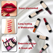 Load image into Gallery viewer, SOVONCARE 6 Color Wine Lip Tint, Matte Liquid Lipstick Waterproof Natural Lip Stains Set Long Lasting Wine Bottle Lip Gloss Makeup Gift Idea for Girls & Women