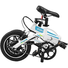 Load image into Gallery viewer, SWAGTRON SWAGCYCLE EB5 Plus Folding Electric Bike with Removable Battery | City eBike with Pedals & Swappable 36V Battery | 14” Wheels, 250W Motor, Built-in Carry Handle (White)