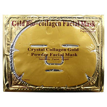 Load image into Gallery viewer, Adofect 12PC 24K Gold Gel Collagen Crystal Facial Masks Sheet Patch For Anti Aging, Puffiness, Anti Wrinkle, Moisturizing, Deep Tissue Rejuvenation and Hydrates Skin
