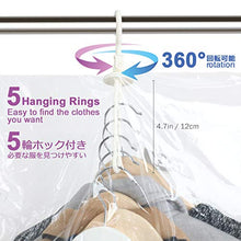 Load image into Gallery viewer, Hanging Vacuum Space Saver Bags for Clothes, Set of 4 (2 Long 53"x27.6", 2 Short 41.3"x27.6"),Vacuum Seal Storage Bag Clear Bags for Suits, Dress or Jackets, Closet Organizer