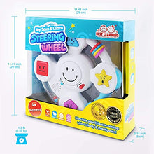 Load image into Gallery viewer, BEST LEARNING My Spin & Learn Steering Wheel - Interactive Educational Toys for 6 to 36 Months Old Infants, Babies, Toddlers - Learn Colors, Shapes, Feelings & Music Game - Ideal Baby Toy Gifts