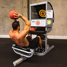 Load image into Gallery viewer, Ab Solo - Abdominal Exercise Machine, Patented Ball Return Design, Touch Targets, Repetition Counter, Training Balls Included (Silver)