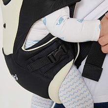 Load image into Gallery viewer, Neotech Care Baby Carrier - Front and Back Carrying - Adjustable, Breathable & Lightweight - for Infant, Child, Toddler - Black with Beige