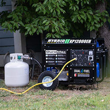 Load image into Gallery viewer, DuroMax XP12000EH Dual Fuel Electric Start Portable Generator, Blue and Black