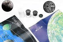 Load image into Gallery viewer, MaxUSee Kids Telescope 400x40mm with Tripod & Finder Scope, Portable Telescope for Kids & Beginners, Travel Scope with Moon Mirror, Stars & Moon map Included