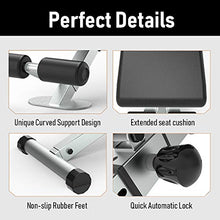 Load image into Gallery viewer, leikefitness Adjustable Weight Bench Foldable Workout Exercise Bench with Automatic Lock for Upright Incline Decline and Flat Full Body Exercise GM5810(BLACK)