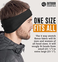 Load image into Gallery viewer, Ear Warmer Headband - Winter Fleece Running Ear Band Covers for Cold Weather - Warm & Cozy Ear Muffs for Cycling & Sports