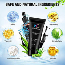 Load image into Gallery viewer, Blackhead Remover Mask with Pores Extract Shrink Essence Acne Blackhead Extractor Tool Set, AFDEAL Peel off Blackheads Masks Purifying Black Facial Masks for Face and Nose for Both Men and Women