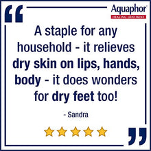 Load image into Gallery viewer, Aquaphor Healing Ointment - Skin Protectant for Dry Cracked Skin - Hands, Heels, Elbows - 3.5 oz Jar (Pack of 3)