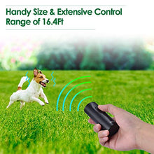 Load image into Gallery viewer, MODUS Ultrasonic Anti Barking Device - 2-in-1 Dog Bark Control, Handheld Dog Training Tool of 16.4ft Range, Simple Design, W/Anti-Static Wrist Strap LED Indicate, Dog Repellent, Sonic Bark Deterrents