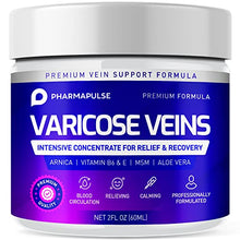 Load image into Gallery viewer, Varicose Veins Cream, Varicose Vein & Soothing Leg Cream, Natural Varicose & Spider Veins Treatment, Strengthen Capillary Health, Improve Blood Circulation, Tired and Heavy Legs Fast Relief 2oz