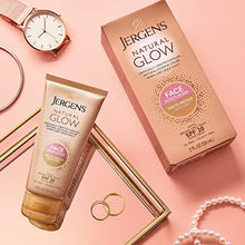 Load image into Gallery viewer, Jergens Natural Glow Self Tanner Face Moisturizer, SPF 20 Facial Sunscreen, Fair to Medium Skin Tone, Sunless Tanning, Oil Free, Broad Spectrum Protection UVA and UVB, 2 oz (Packaging May Vary)