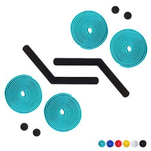 Load image into Gallery viewer, Alien Pros Bike Handlebar Tape EVA (Set of 4) Bianchi Green - Enhance Your Bike Grip with These Bicycle Handle bar Tape - Wrap Your Bike for an Awesome Comfortable Ride (Set of 4, Green)