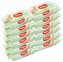 Load image into Gallery viewer, Huggies Baby Wipes Natural Care with Aloe Vera, 56 Count, Pack of 12, Total 672 Wipes