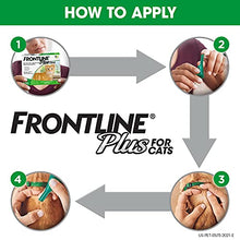 Load image into Gallery viewer, FRONTLINE Plus for Cats and Kittens (1.5 pounds and over) Flea and Tick Treatment, 3 Doses
