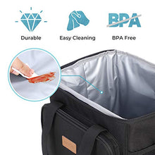 Load image into Gallery viewer, Lifewit Large Lunch Bag 24-Can (15L) Insulated Lunch Box Soft Cooler Cooling Tote for Adult Men Women, Black