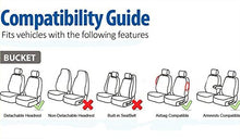 Load image into Gallery viewer, EDEALYN New Universal car seat Cover PU Leather Car Seat Cushion Car seat backrest pad - Car Interior Accessories,1 PCS (Black-B)