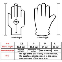 Load image into Gallery viewer, Cooraby 12 Pairs Winter Magic Gloves Stretchy Warm Knit Gloves with Mesh Storage Bag for Men or Women (Black, Length 7.5 inches)