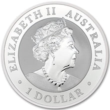 Load image into Gallery viewer, 2022 AU Australian 1 oz Silver Kookaburra Coin Brilliant Uncirculated (in Capsule) with Certificate of Authenticity by CoinFolio $1 BU