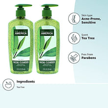 Load image into Gallery viewer, Beauty America Tea Tree Facial Cleansing Wash - with Jojoba Beads - 2 pack