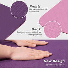 Load image into Gallery viewer, TOPLUS Yoga Mat - Upgraded Yoga Mat Eco Friendly Non-Slip Exercise & Fitness Mat with Carrying Strap, Workout Mat for All Type of Yoga, Pilates(1/4 inch-1/8 inch)