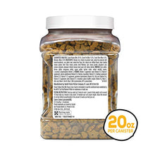 Load image into Gallery viewer, Purina Friskies Made in USA Cat Treats, Party Mix Cheezy Craze Crunch - 20 oz. Canister, Cheese Blend (050000169818)