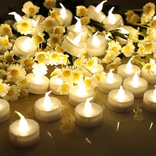 Load image into Gallery viewer, Topstone LED Tea Light,Flameless Flickering Tealight with Remote Control,Long Lasting Battery Operated LED Tealights Candle with Timer,for Seasonal &Festival Celebration,Pack of 12(Warm White)