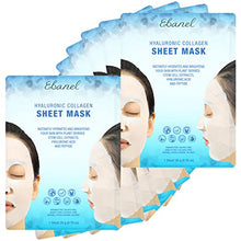 Load image into Gallery viewer, Ebanel 20 Pack Collagen Face Mask, Instant Brightening & Hydrating Face Sheet Mask with Aloe Vera, Hyaluronic Acid, Vitamin C and E, Chamomile, Anti Aging Face Mask with Hydrolyzed Collagen, Peptide