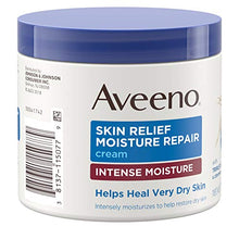 Load image into Gallery viewer, Aveeno Skin Relief Intense Moisture Repair Cream with Triple Oat Complex, Ceramide & Rich Emollients, Steroid- & Fragrance-Free Moisturizing Body Cream for Extra-Dry Skin, 11 oz