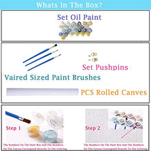 Load image into Gallery viewer, Surfboard Paint by Number,Paint by Numbers for Adults Beginner,Beach Surfboard Paint by Number,Perfect for Home Wall Decoration 20x16inch