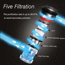 Load image into Gallery viewer, Vacuum Cleaner Super Suction Pet Hair Eraser 4 in 1 Bagless Upright Corded Stick Vacuum Easy Empty Dirt Bin Noise Free Lightweight& Versatile Handheld Vacuum with LED Multiple Brush Corded Vacuum