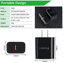Load image into Gallery viewer, Quick Charge 3.0 Wall Charger, 4Pack 18W 3Amp Fast Charging Block Cube Plug for Samsung Galaxy S22/S21/S21 Ultra/S20 FE Note 20 Ultra A13 A02S A12 A32 A42 A52 A10E A11 A21 A51 S10 S9 S8 S7 Edge S6 J7